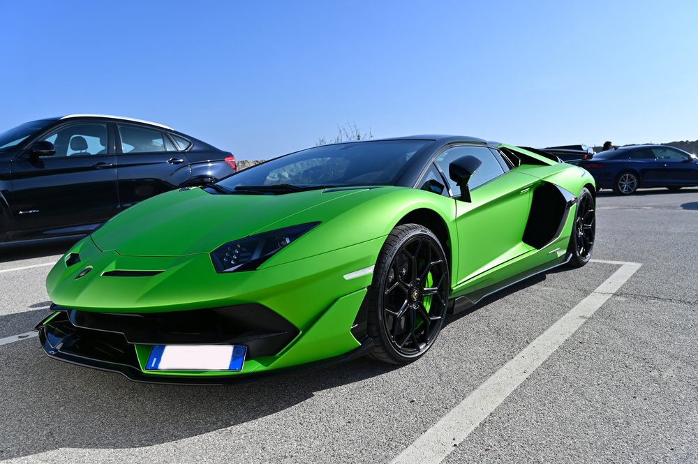 green lamborghini